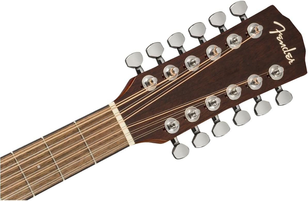 Fender CD-140SCE 12-String Dreadnought Cutaway Acoustic Electric Guitar with 2-Year Warranty, Fishman Pickup and Preamp System, Natural, with Case