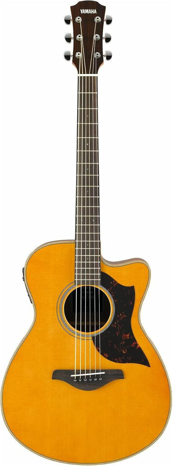 Yamaha A-Series AC1M Acoustic-Electric Guitar, Vintage Natural