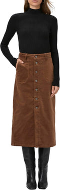 Paige Womens Meadow Midi Skirt