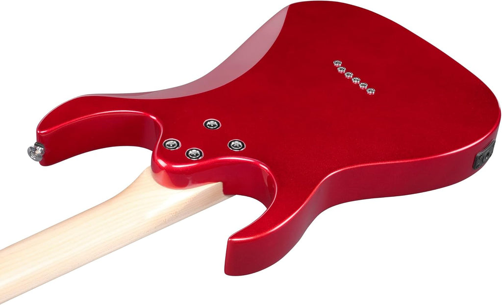 Ibanez GRGM 6 String Solid-Body Electric Guitar, Right, Candy Apple (GRGM21MCA)