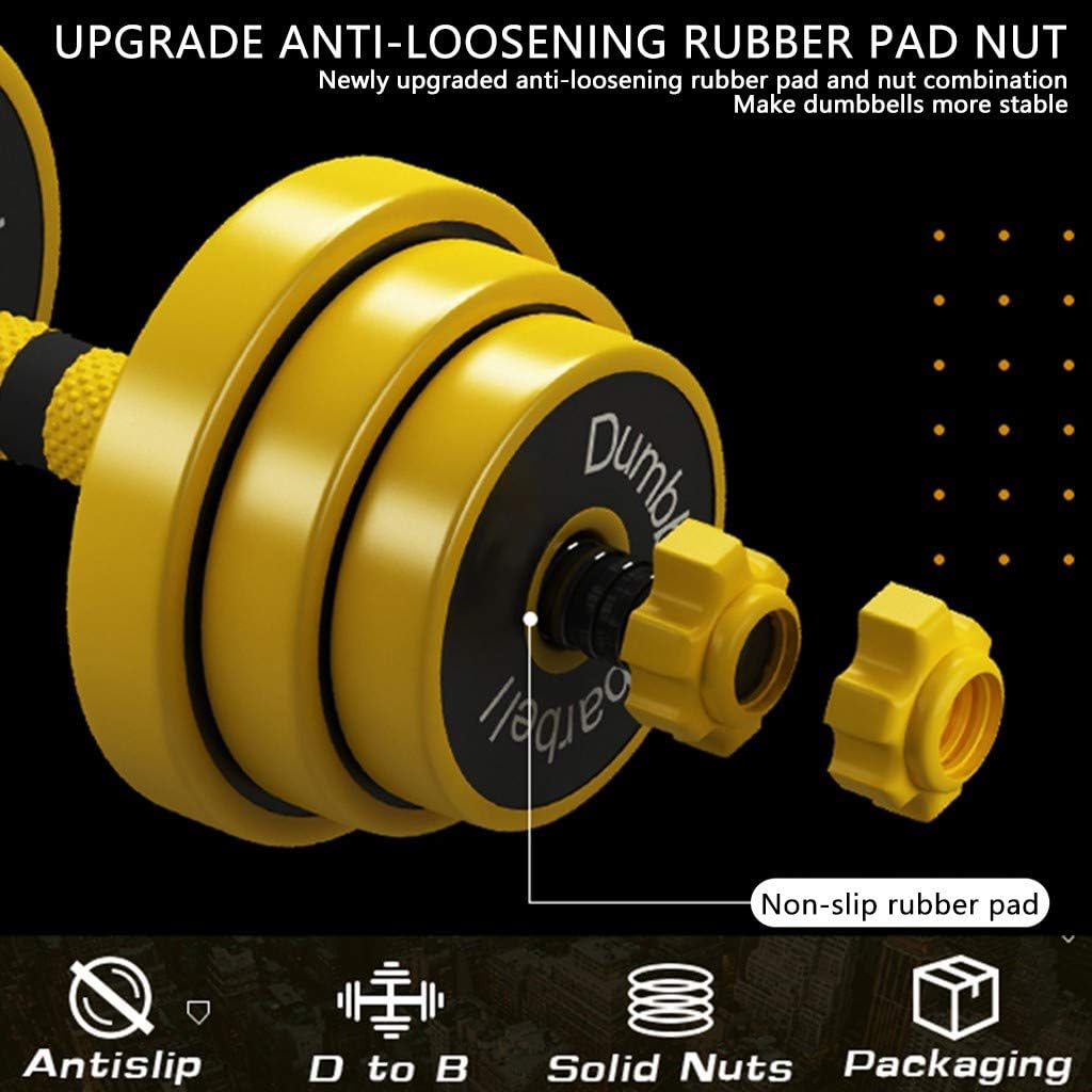 Adjustable Dumbbell Barbell Weight Pair, Weight, Multifunction, Home 7 Weights Exercise Equipment Home Weights 35 Dumbbell 5 Pound Plates 1 Inch