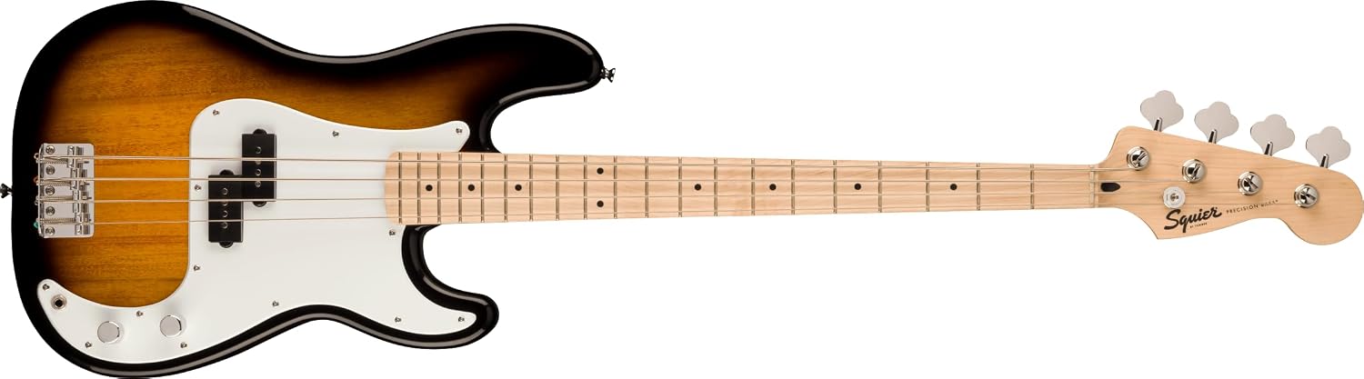 Squier Squier Sonic Precision Bass, 2-Color Sunburst, Maple Fingerboard