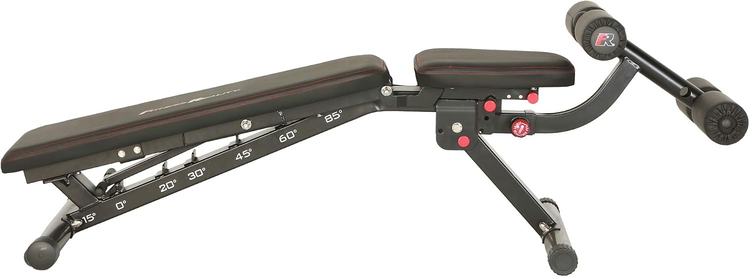 Fitness Reality 2000 Super Max XL High Capacity NO Gap Weight Bench with Detachable Leg Lock-Down