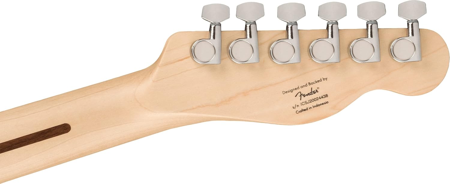 Squier Affinity Series Telecaster Electric Guitar, with 2-Year Warranty, Butterscotch Blonde, Maple Fingerboard, Left-Handed