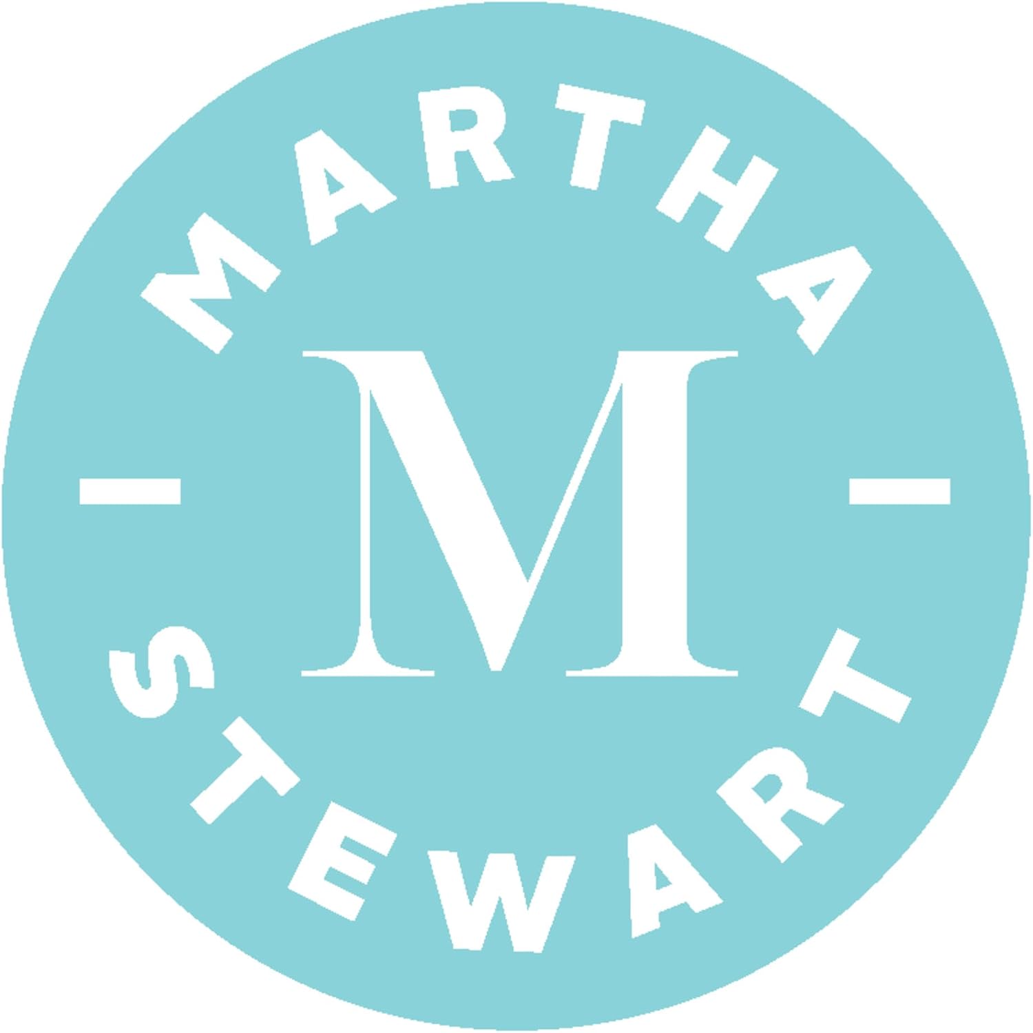 Martha Stewart - Queen Duvet Cover Set, Crisp & Smooth Bedding with a Cotton Percale Lightweight Feel, Reversible 3 Piece Bed Set with Matching Pillowcases (Simple Scallop Blue)