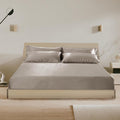 LILYSILK 3Pcs Silk Fitted Sheets Set 100% Mulberry Silk 6A Grade, 2 Silk Pillowcases and 1 Silk Fitted Sheet, 16 Inch Deep Pocket, 19 Momme Silk Bed Sheets Oeko-Certified Silvergray, King Size
