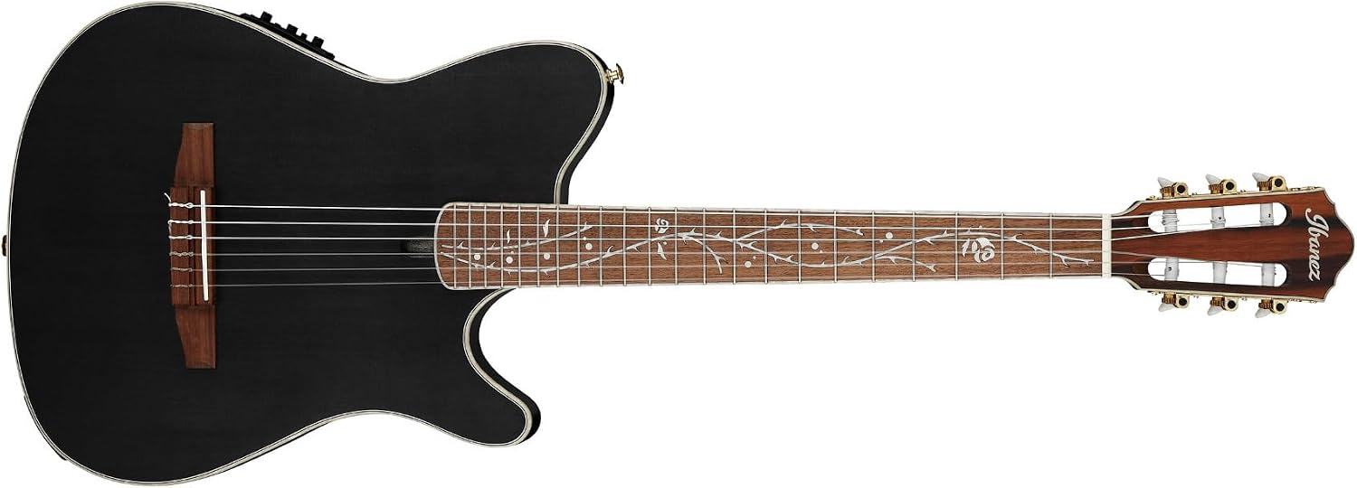 Ibanez TOD10N Tim Henson Signature Nylon-string Acoustic-electric Guitar - Black