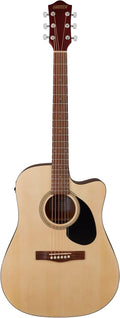 Gretsch Prelude D100CE Dreadnought Cutaway Acoustic/Electric Guitar, Beginner Guitar, Natural