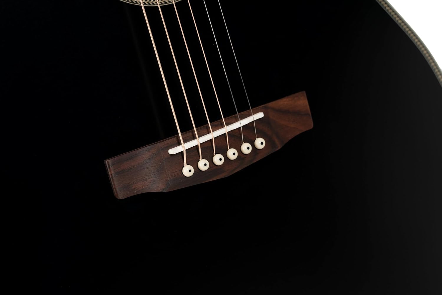 Cort Essence Series ES-GA4 Grand Auditorium Cutaway Acoustic Electric Guitar, Black Top Semi Gloss (GA4BTSG)