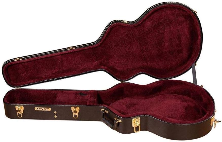 Fender Gretsch G6242L 17-inch Deluxe Long-Scale Hollow Body Electric Hardshell Case - Black