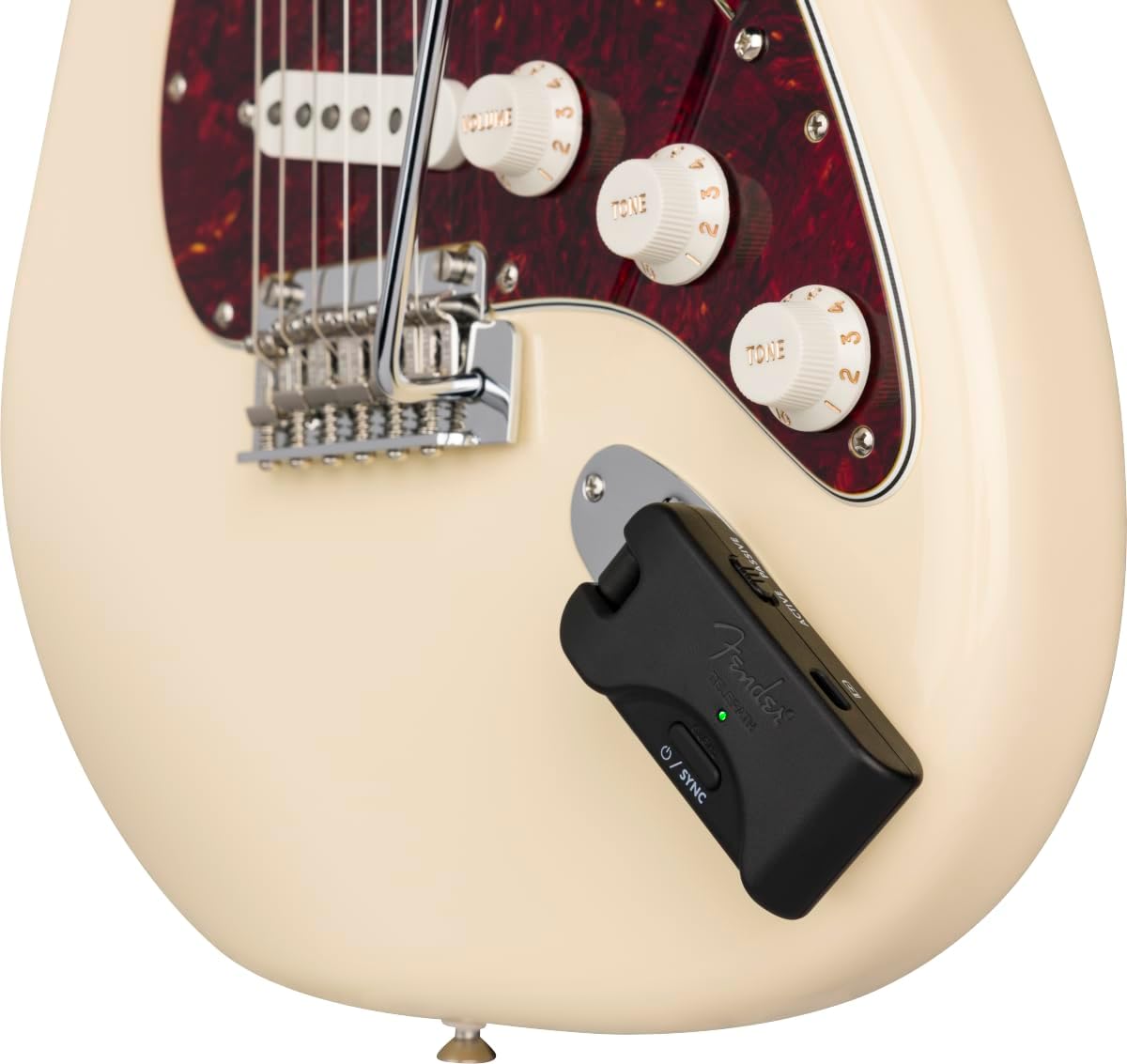 Fender Telepath Wireless System, 5.8GHz Digital, 70-Foot Range, 4ms Low Latency, Multi-Instrument Compatible, Mystic Ice Blue