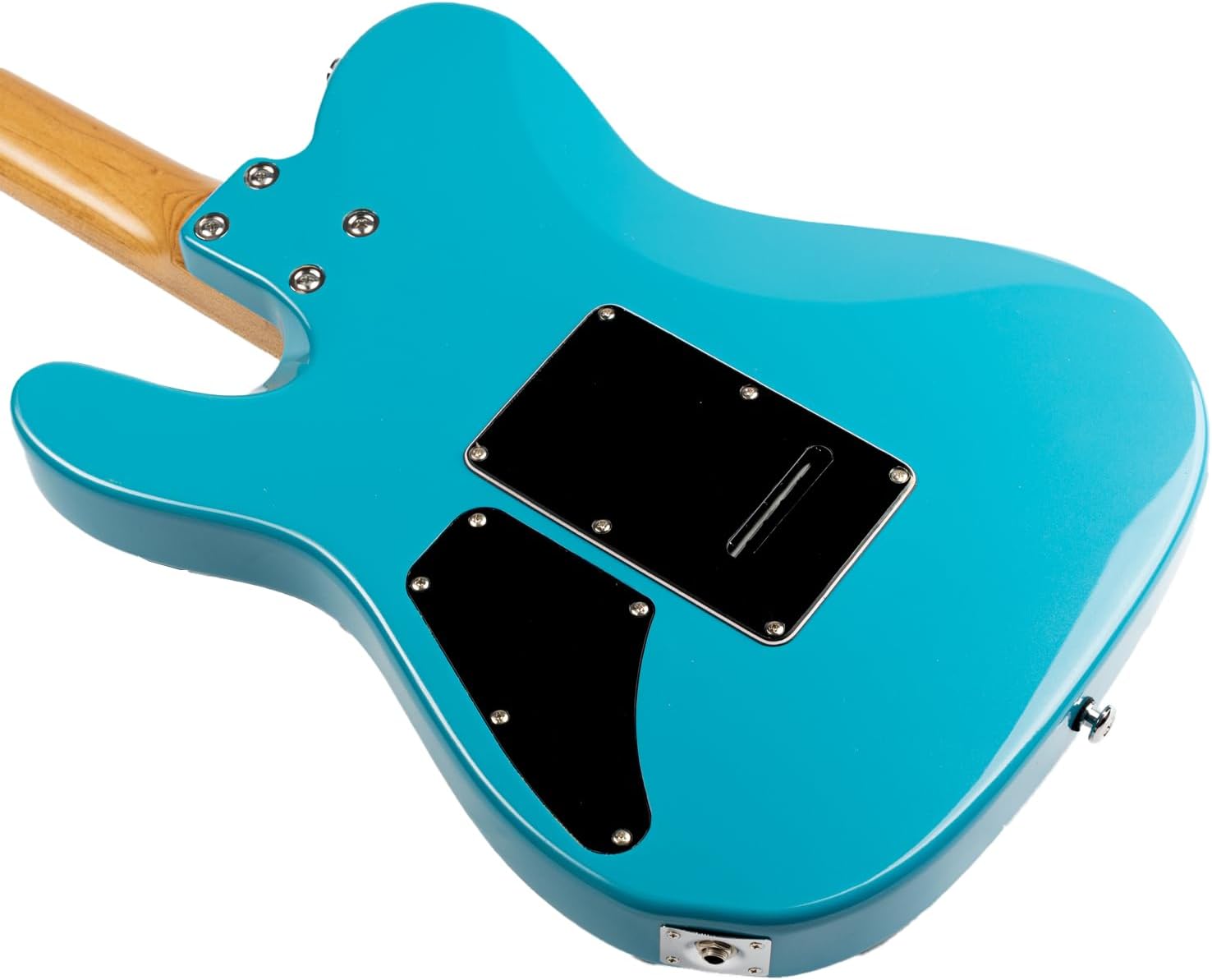 EART TL-380 6 String Solid-Body Electric Guitar Roasted Mahogany Body Maple Neck, Available in Gloss Finishes,Right