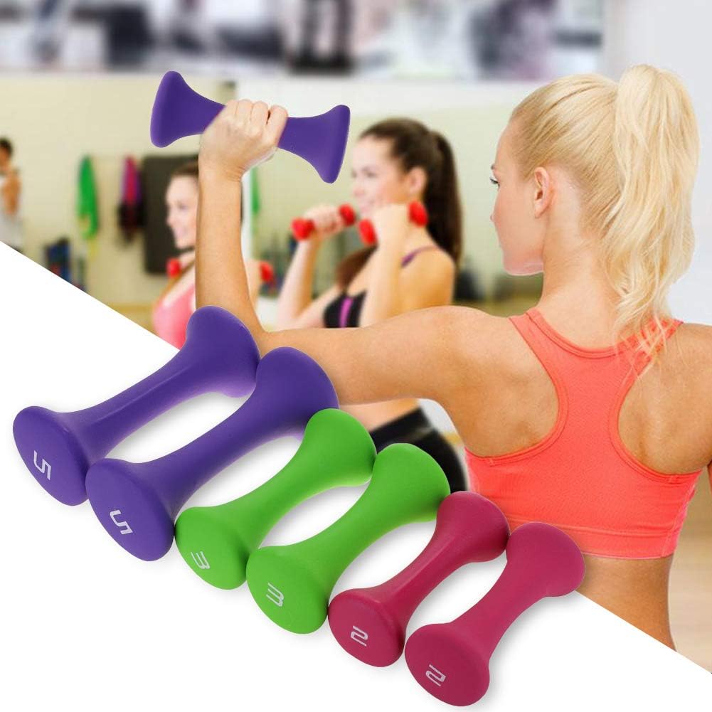 GOTOTOP 24Kg Dumbbell Set Dumbbells, 20lb Hand Fitness Weights Set Home Gym Exercise Weights Weight Lifting Dumbbell Set Fitness Weights with Holder Rack, 2lb 3lb 5lb Pair Set Active Shorts