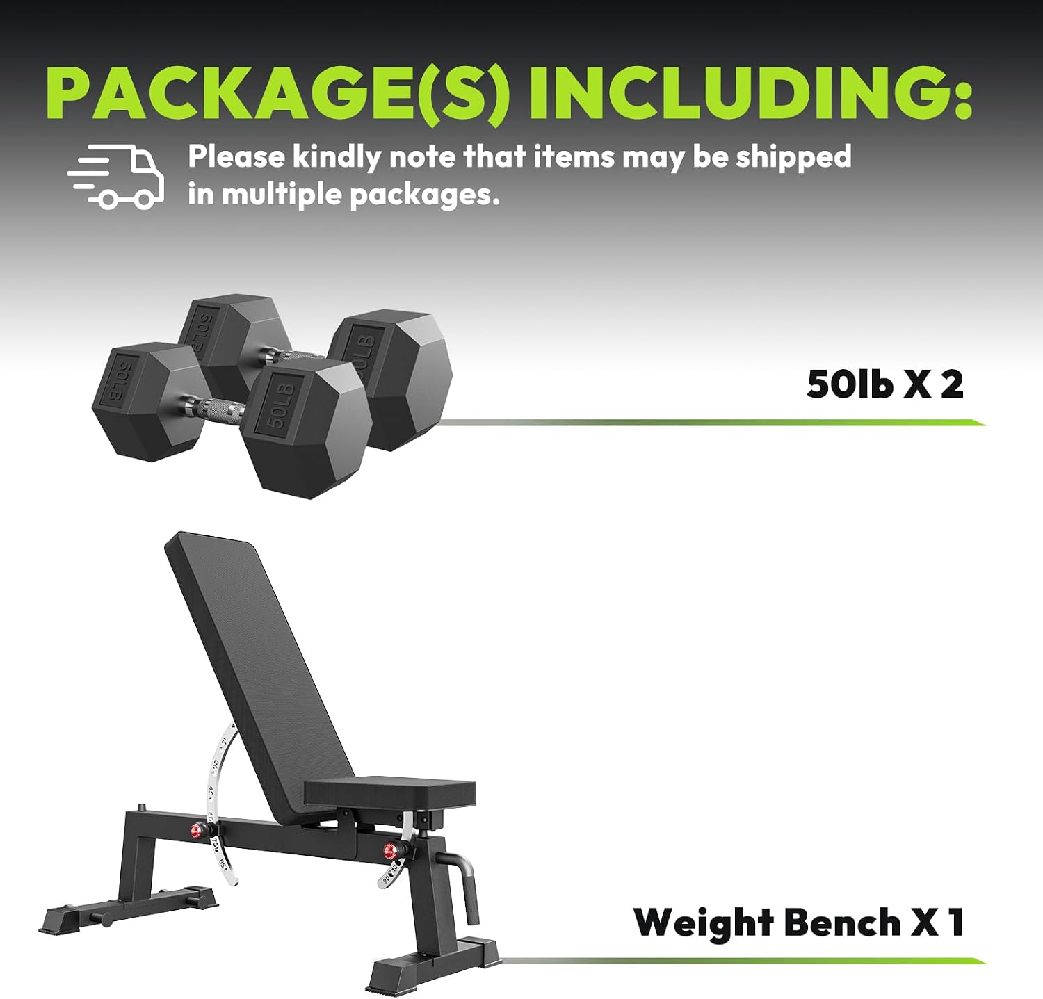 HANDBODE Adjustable Weight Bench for Full Body Workout, 1300 LBS Weight Capacity Bench Press Bench of Home Gym Strength Training, Incline Upright Flat Utility Workout Bench with Fast Adjustment