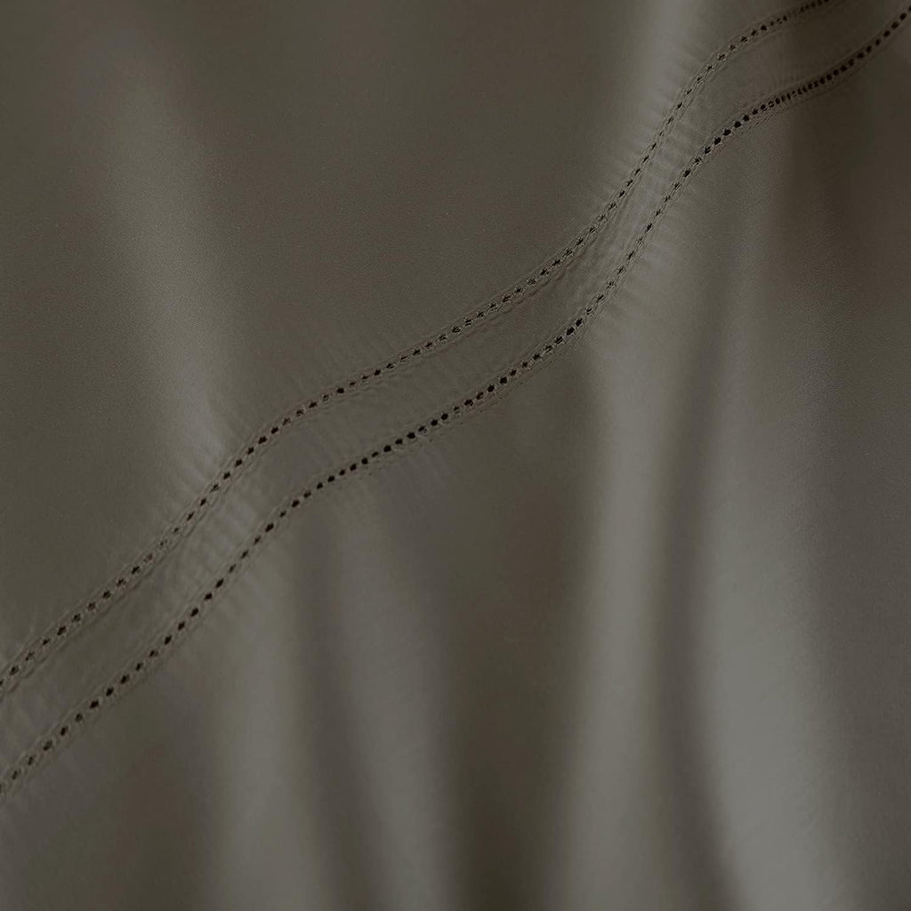 Pure Parima Yalda Sheet Set – 100% Certified Egyptian Cotton, Double-Hem Stitch, King, Charcoal