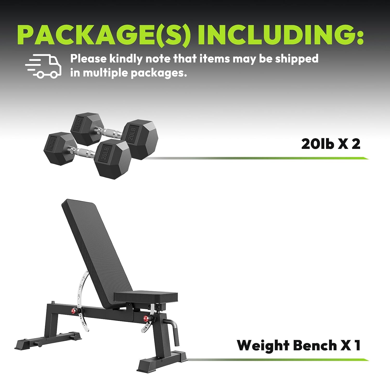 HANDBODE Adjustable Weight Bench for Full Body Workout, 1300 LBS Weight Capacity Bench Press Bench of Home Gym Strength Training, Incline Upright Flat Utility Workout Bench with Fast Adjustment