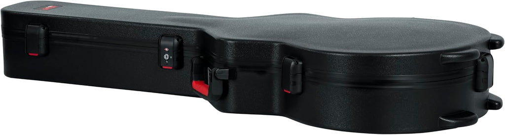 Gator Cases Molded Flight Case for 335 Semi-Hollow Electric Guitars with TSA Approved Locking Latch, (GTSA-GTR335)