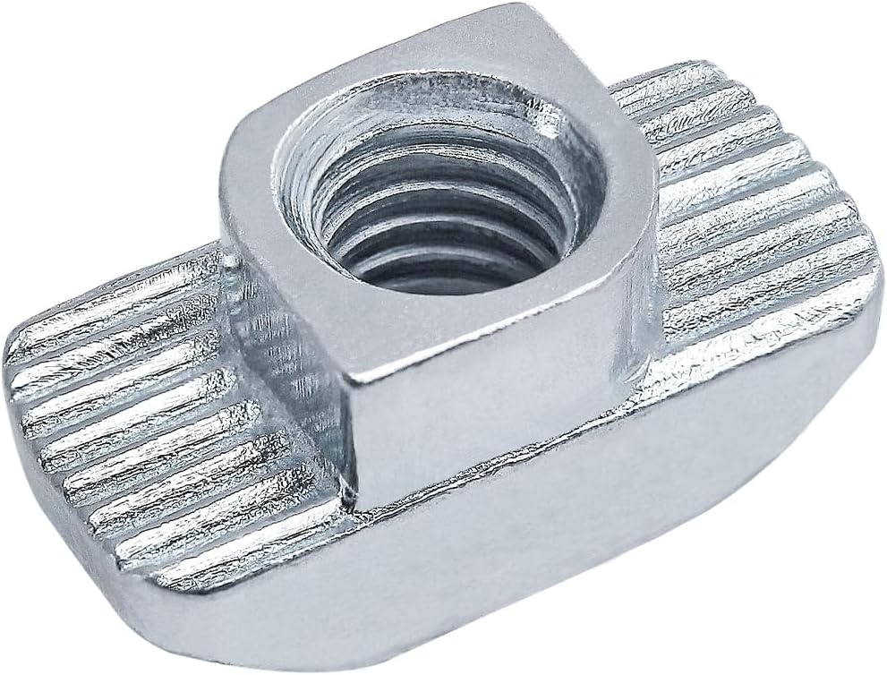 13116, 15 40 Series M5 x 0.8 Standard Drop in T-Nut Steel (100 Pack)