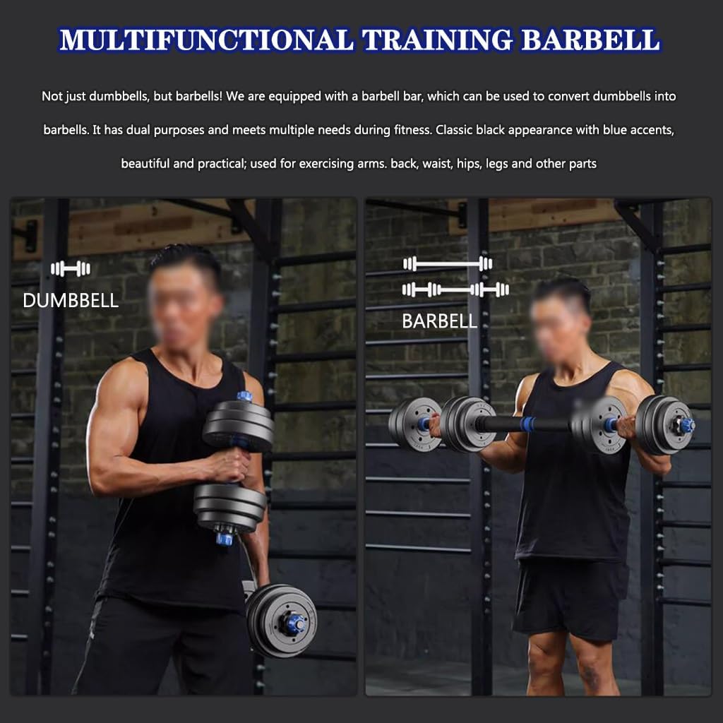 Free Weights Set Fitness Training Adjustable Weight For Men And Women, Versatile Abdominal Muscle Workout Barbell, 5 Weight Options