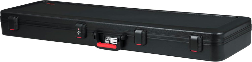 Gator Cases Molded Flight Case for Bass Guitar with Internal LED Lighting and TSA Approved Locking Latch, (GTSA-GTRBASS-LED)