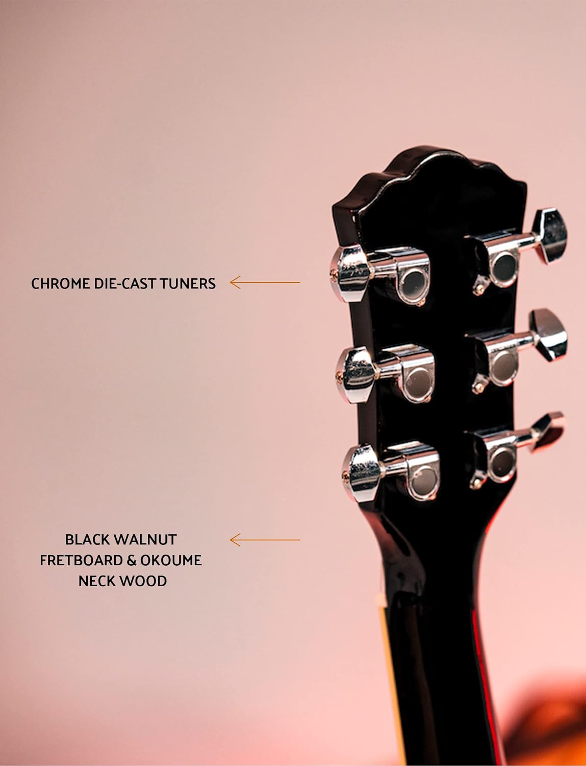 Washburn Vintage Series 6 String Acoustic-Electric Guitar, Right, Tobacco Sunburst (WA90CEVSB)