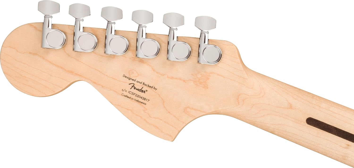 Squire Sonic Mustang Electric Guitar, California Blue, Laurel Fingerboard