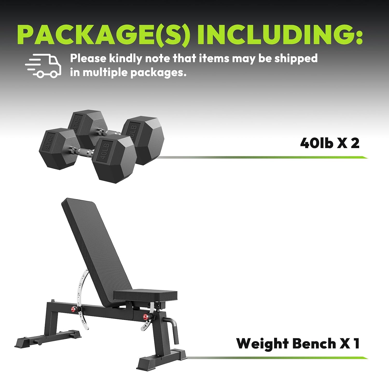 HANDBODE Adjustable Weight Bench for Full Body Workout, 1300 LBS Weight Capacity Bench Press Bench of Home Gym Strength Training, Incline Upright Flat Utility Workout Bench with Fast Adjustment