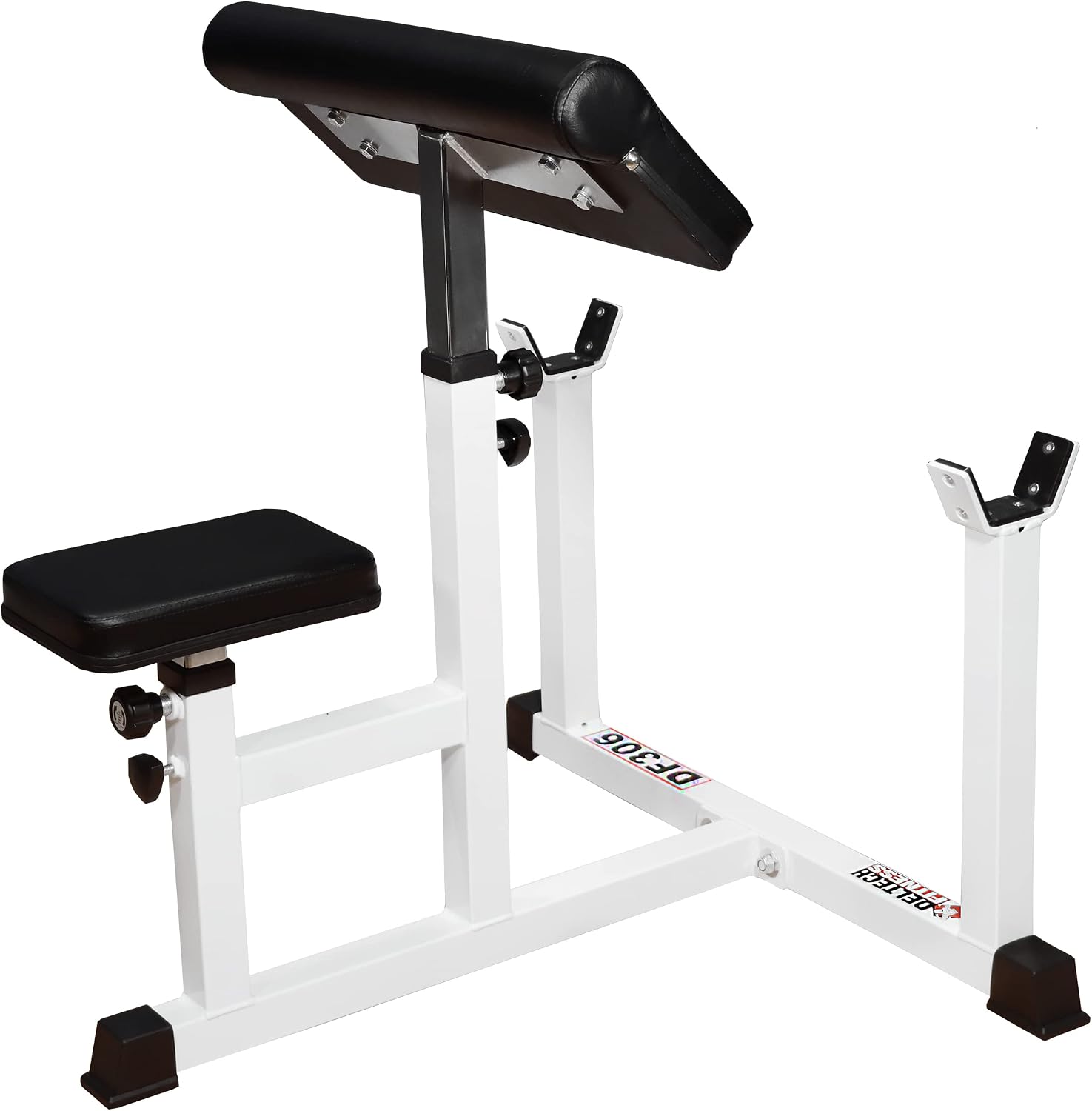 DF306 Preacher Curl Bench in White Color