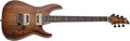 Schecter C-1 Exotic Spalted Maple Electric Guitar - Satin Natural Vintage Burst