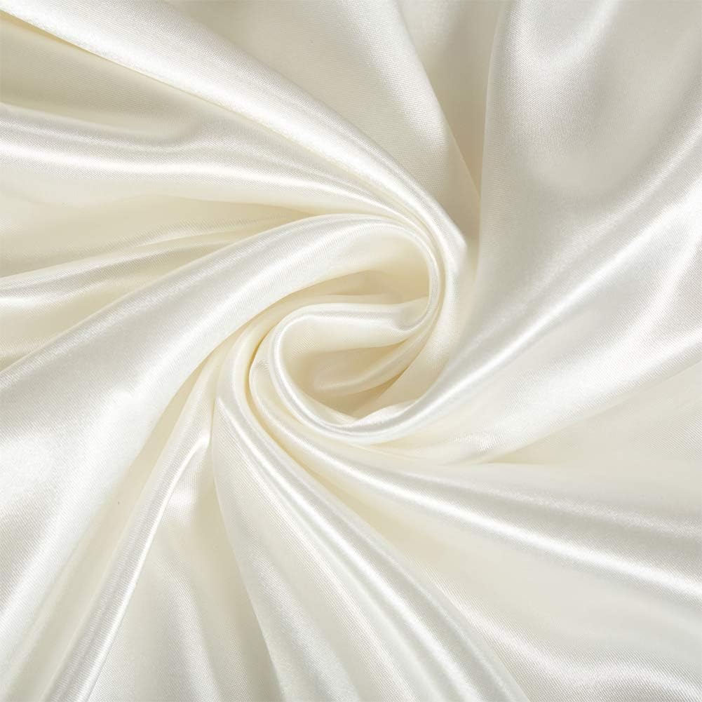 4 Pieces Sheet Set, 100% Mulberry Silk Bed Sheets Fits 10-12' Deep Pocket, 22 Momme Twin Size 6A Luxury Silk Bedding Set with Flat Sheet, Fitted Sheet & 2 Pillowcases (Solid, Gold)
