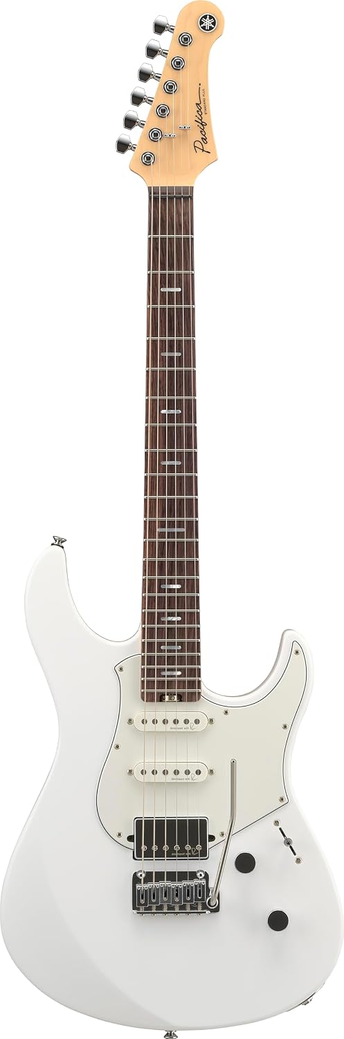 Yamaha Pacifica Standard Plus Electric Guitar With Gig Bag, Shell White