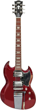 IYV IVSV-300 CHERRY RED Solid-Body Electric Guitar, cherry Red