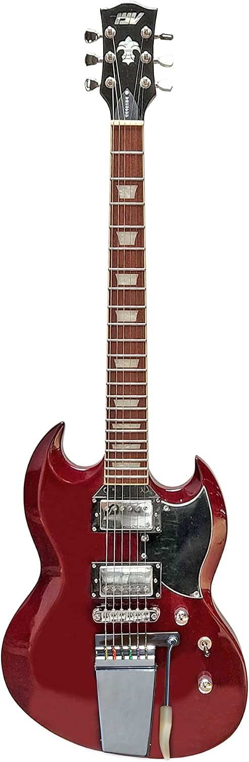 IYV IVSV-300 CHERRY RED Solid-Body Electric Guitar, cherry Red