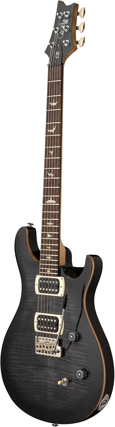 PRS SE CE24 Electric Guitar, Charcoal Burst with Gigbag