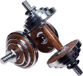 Dumbbell for Home Gym Walnut Steel Dumbbell Men's Home Fitness Equipment Practice Arm Muscles Walnut Handle Fitness Workout Equipment