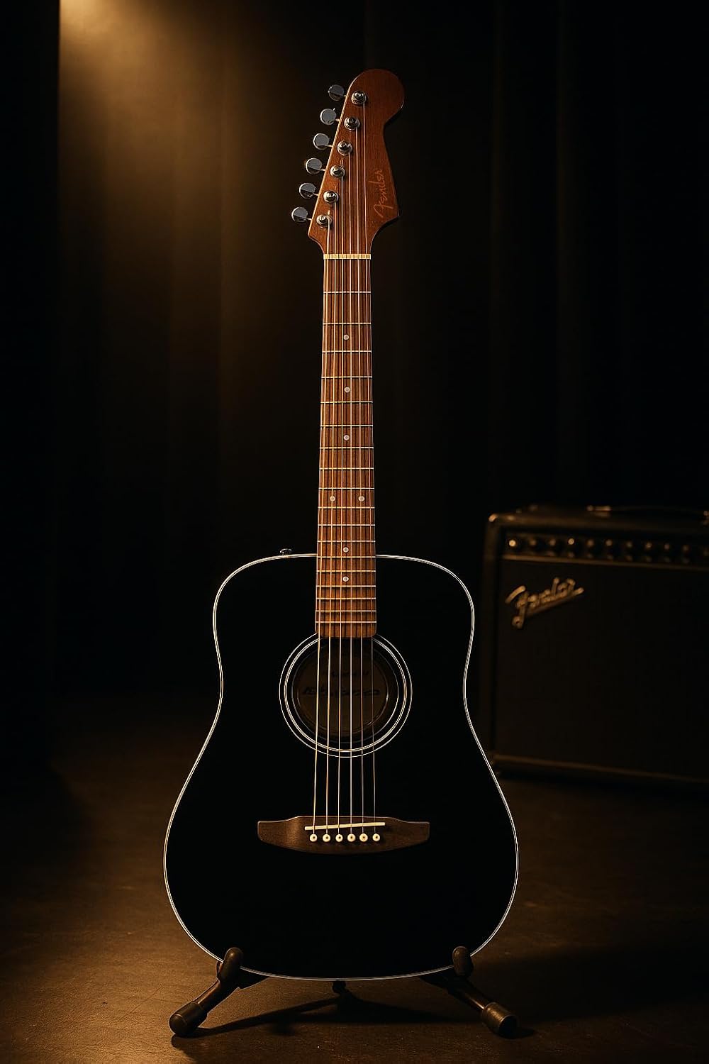 California Standard Redondo Mini with Bag, Spruce Top, Black