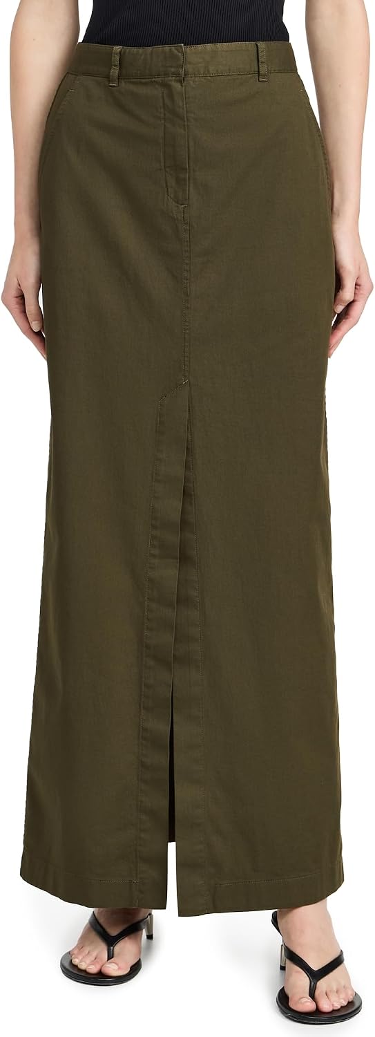 Theory Women's Front Vented Maxi Skirt