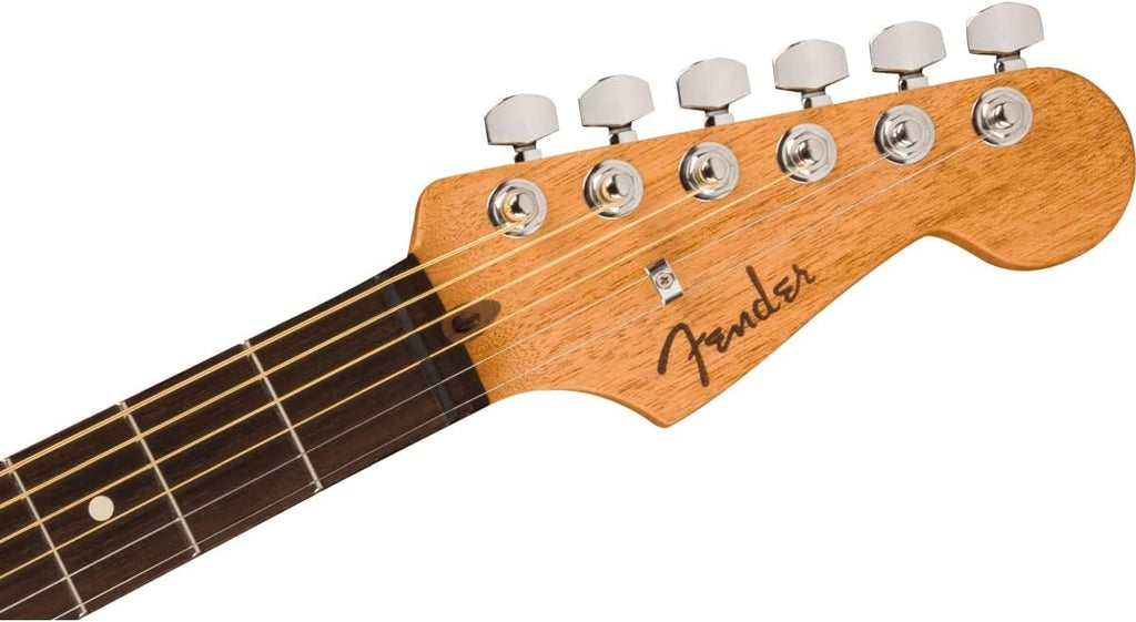 Fender Acoustasonic Player Jazzmaster Acoustic Electric Guitar, with 2-Year Warranty, Ice Blue, Rosewood Fingerboard, with Gig Bag