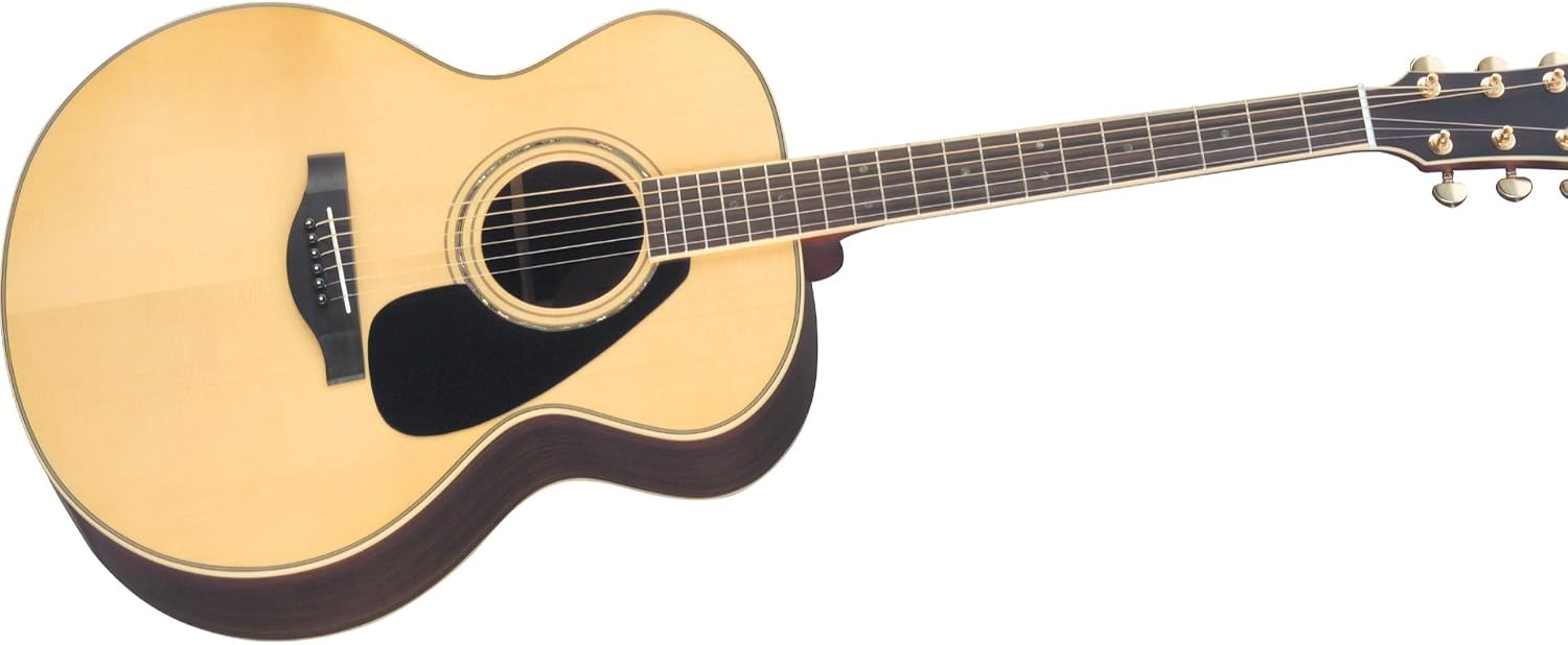 Yamaha L-Series LJ16 Jumbo Acoustic-Electric Guitar with Gig Bag - Natural