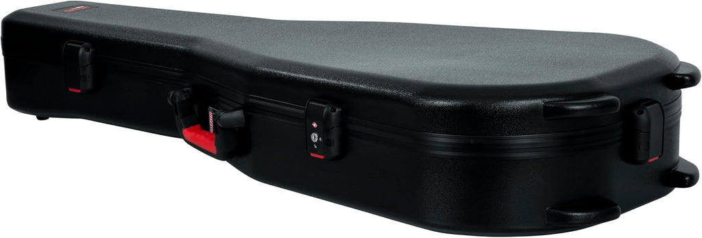 Gator Cases Molded Flight Case For Acoustic Dreadnought Guitars With TSA Approved Locking Latches, (GTSA-GTRDREAD)