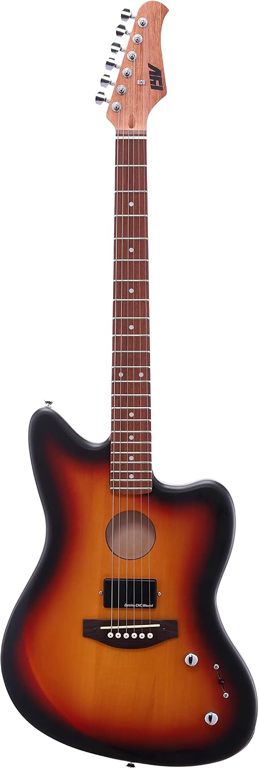 IYV- IJGAP-200 Semi Hollow Electric Acoustic Guitar 3T Sunburst