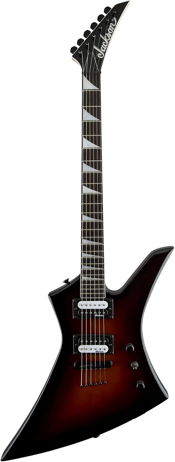 Jackson JS Series Kelly JS32T Electric Guitar HH Bundle with Instrument Cable, Guitar Strap, Tuner, Picks, and Austin Bazaar DVD