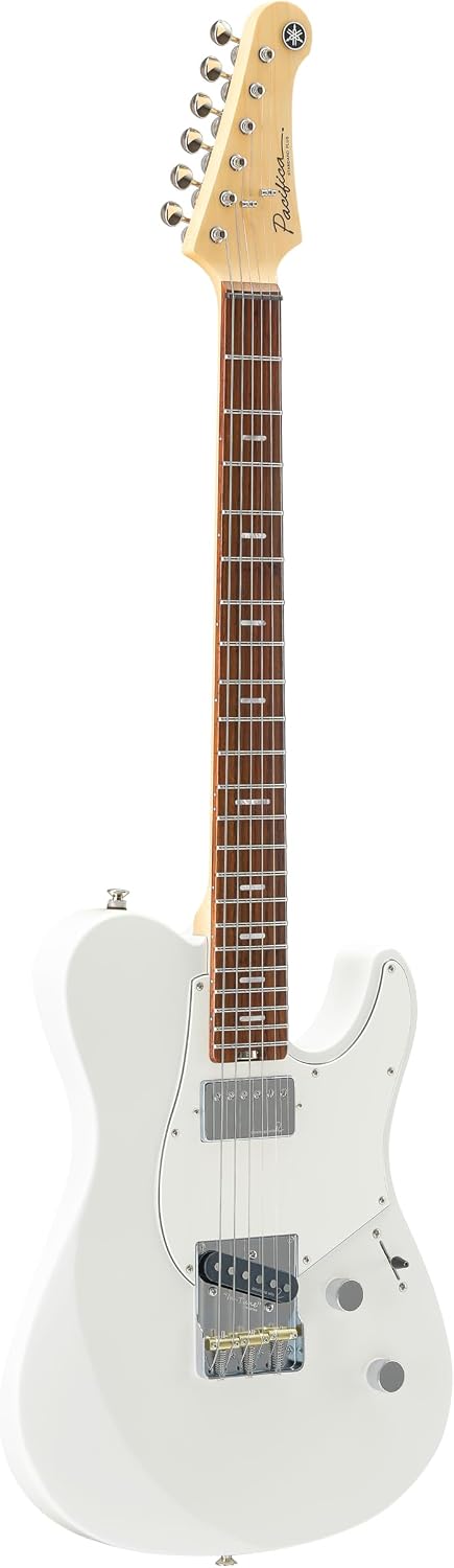 Pacifica SC Standard Plus Electric Guitar with Rosewood Fingerboard, Shell White with Gig Case