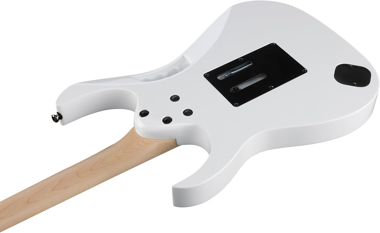 Ibanez JEMJR Steve Vai Electric Guitar - White Bundle with Gig Bag, Tuner, Strap, Cable, Austin Bazaar Instructional DVD, and Polishing Cloth