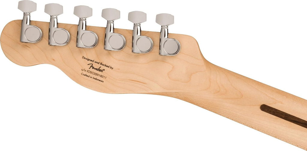 Squire Sonic Telecaster Electric Guitar, Butterscotch Blonde, Maple Fingerboard