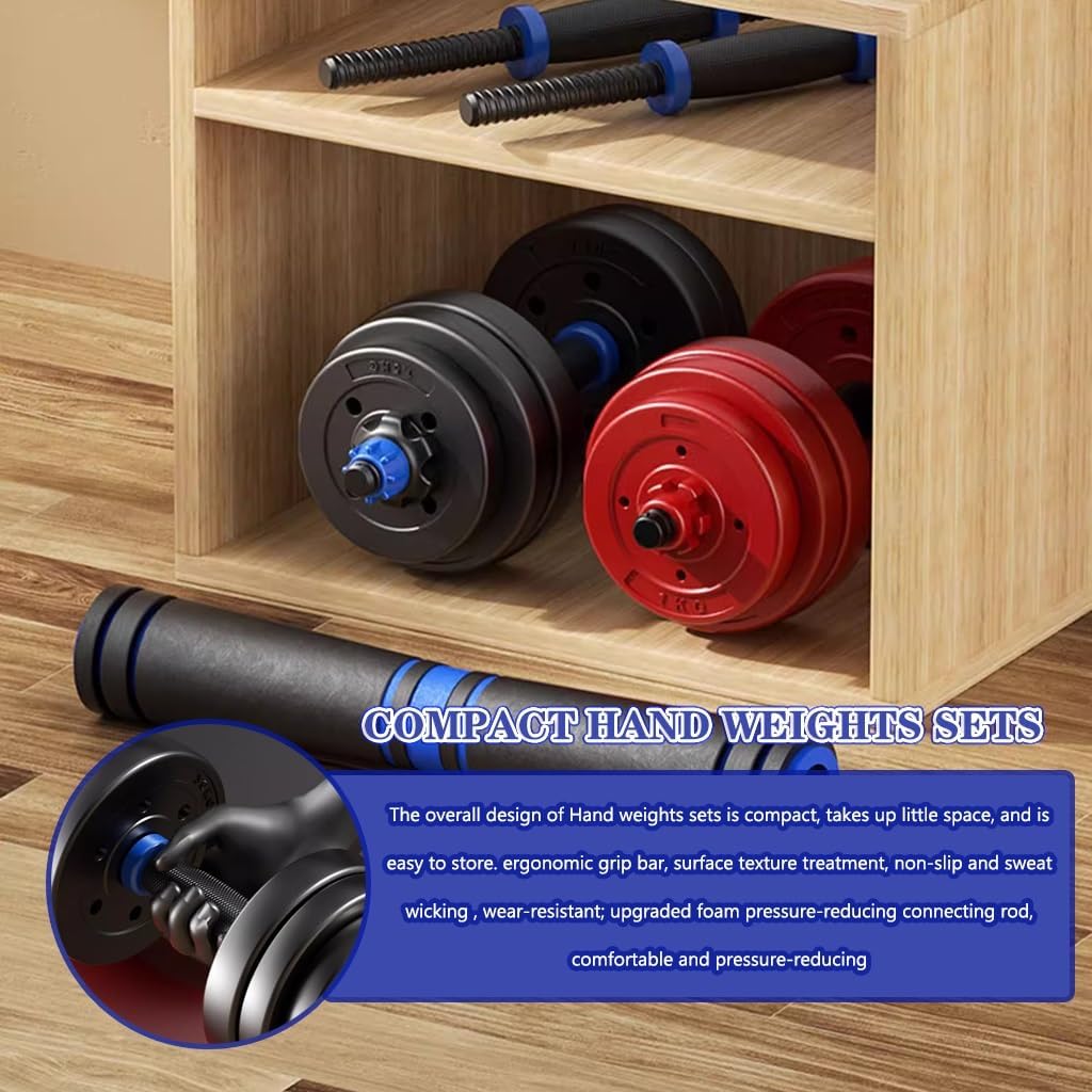 Free Weights Set Fitness Training Adjustable Weight For Men And Women, Versatile Abdominal Muscle Workout Barbell, 5 Weight Options