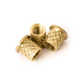 [ J&J Products ] M3 Brass Insert, 5 mm (Length), Female Thread, Heat Sink/Injection Mold Type, 1000 pcs