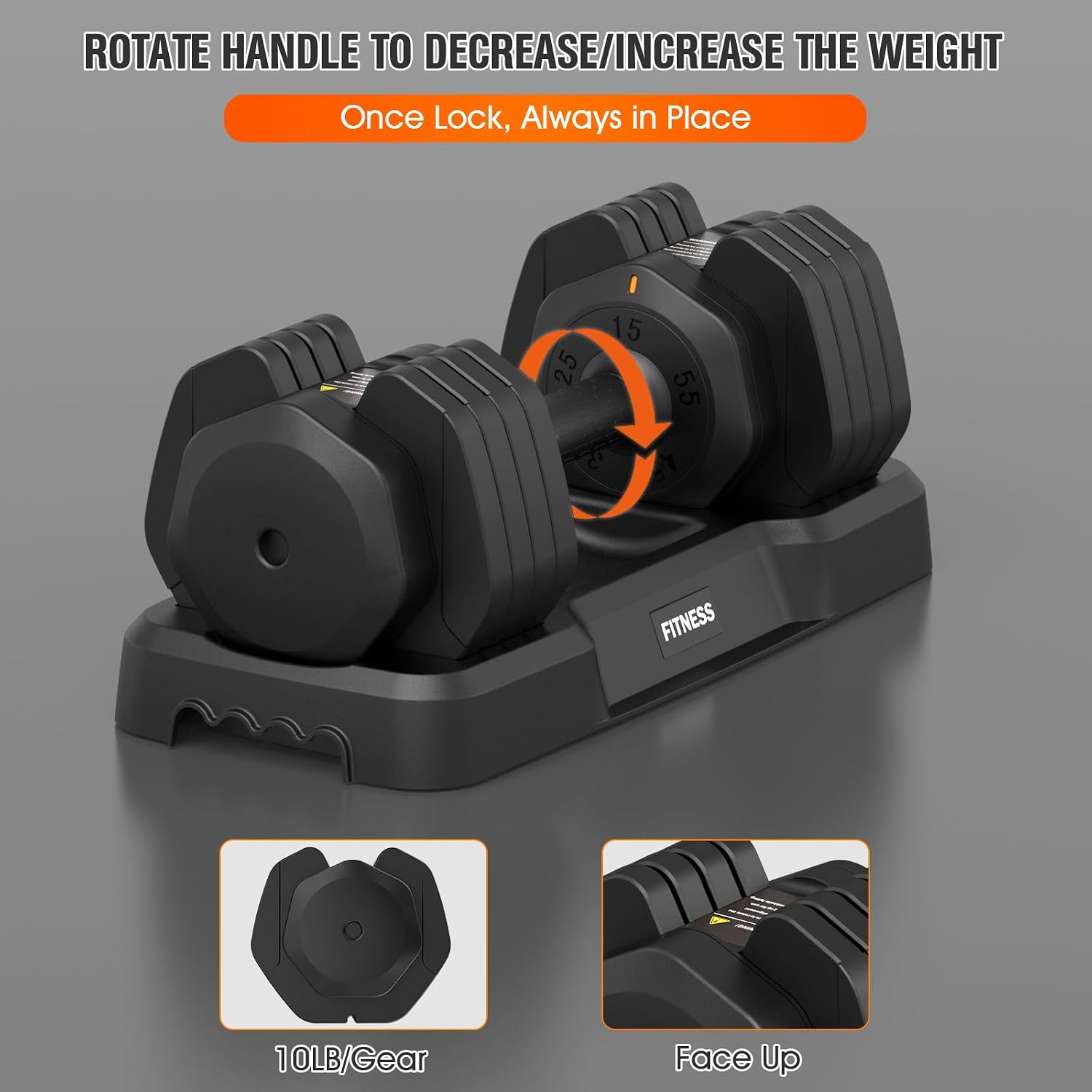 Adjustable Dumbbell Rack Weight Rack Heavy Duty, Home Gym Dumbbell Storage Stand Holder
