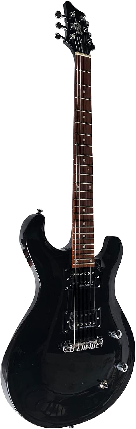 IYV-IP-340 BK, Solid Body Electric Guitar, Black