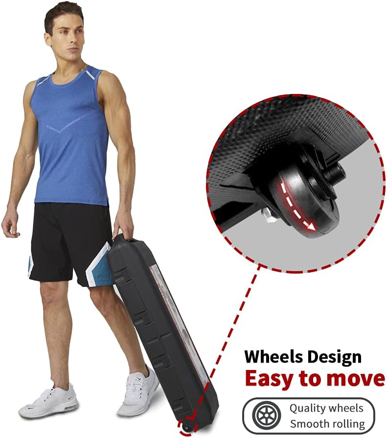 Adjustable Dumbbells Set 44 LB / 66 LB / 110 LB Home Weight Lifting Professional Dumbbells for Body Workout Home Gym Fitness with Carry Case